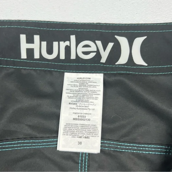 Hurley Men's One and Only 22-Inch Boardshort Medium Ash - Picture 2 of 4